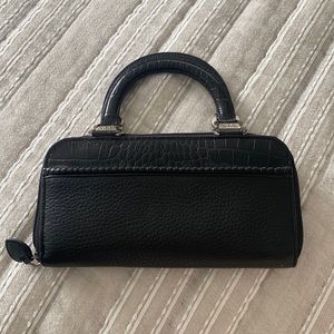 BRIGHTON black purse/wallet/wristlet - great shape and super cute